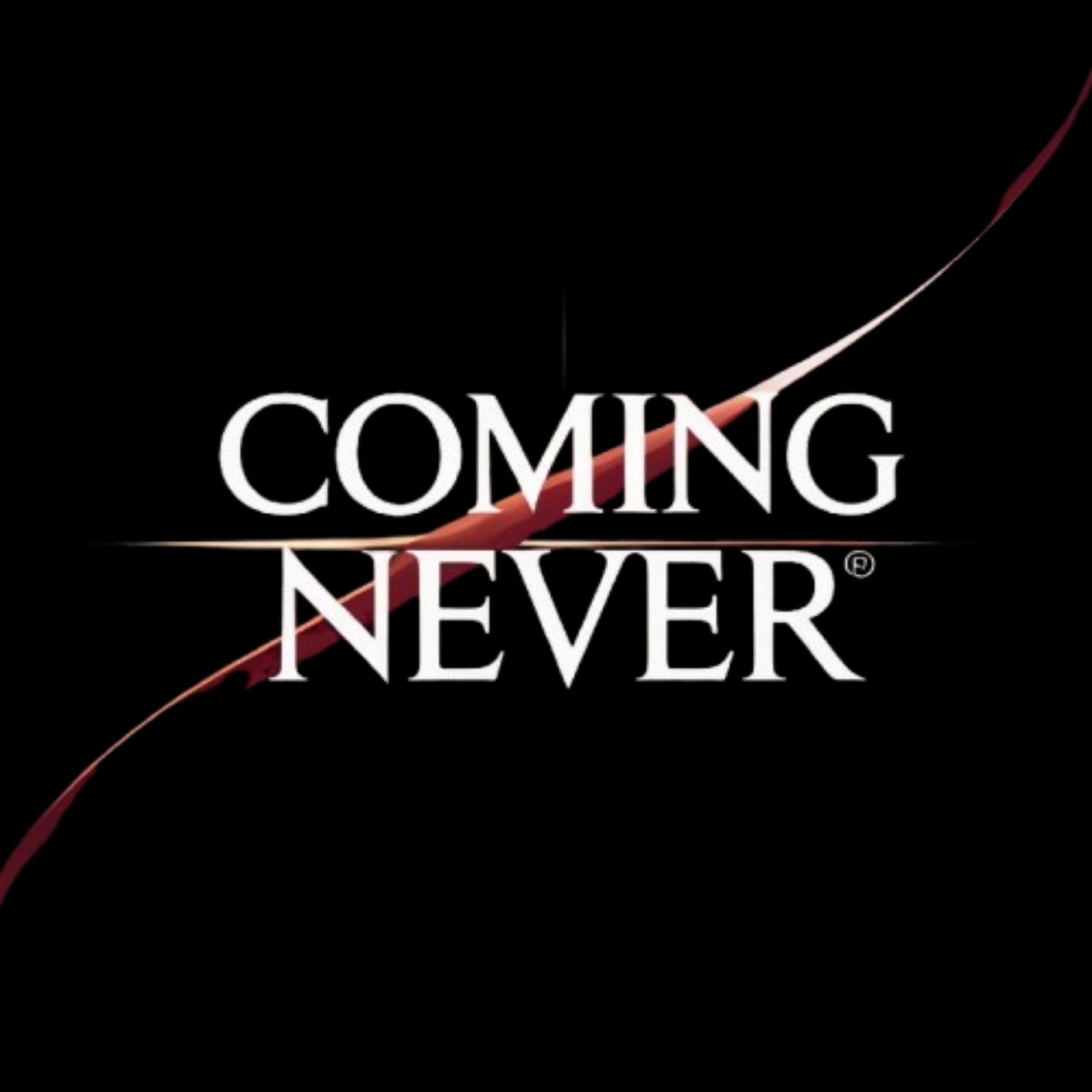 Coming Never logo